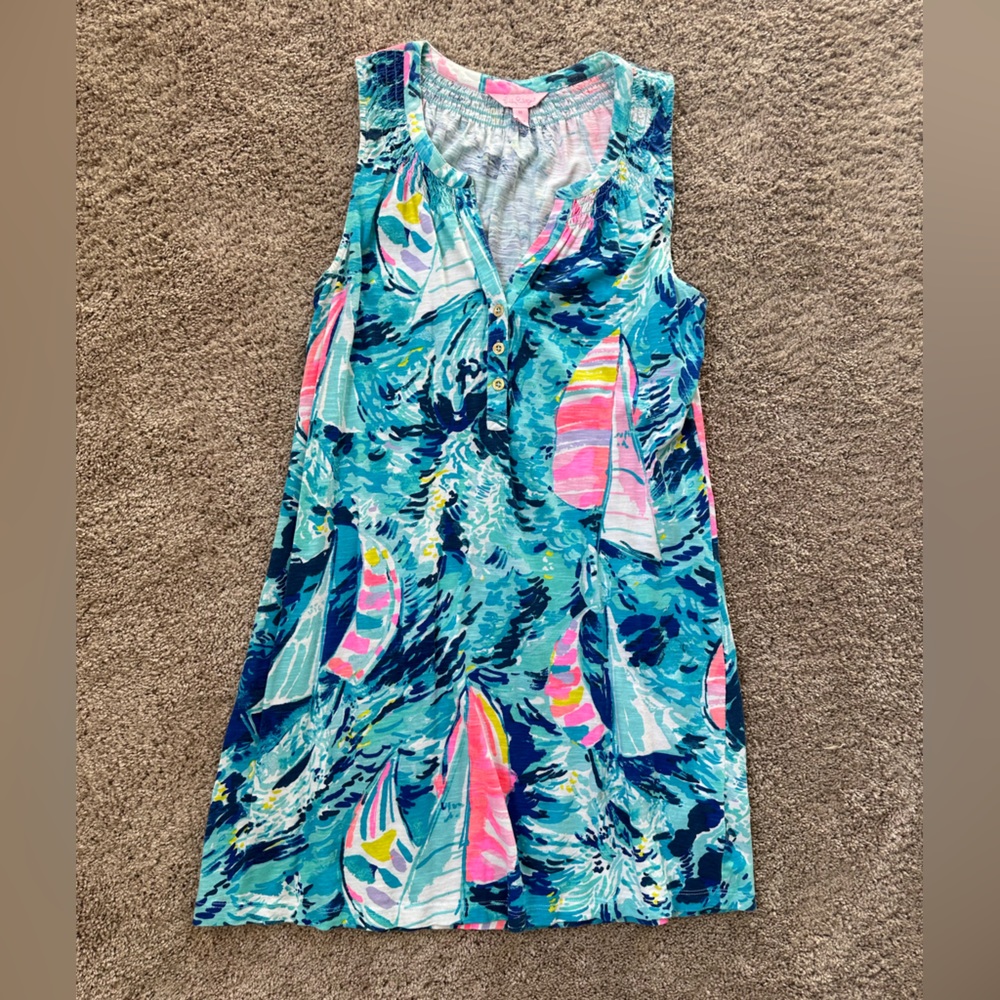 Lilly Pulitzer cotton dress size medium, boat theme
